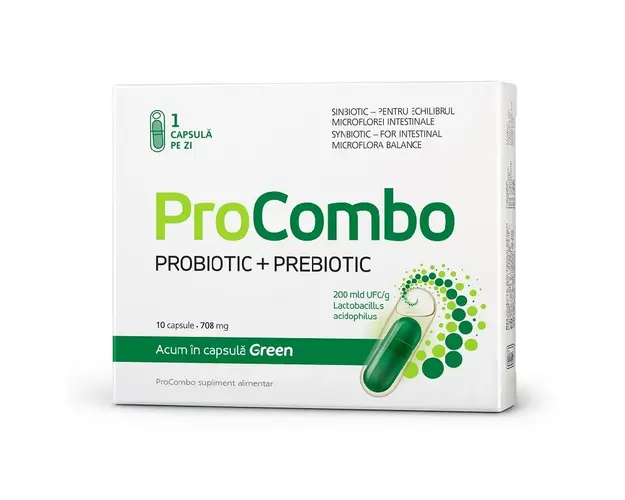 ProCombo probiotic + prebiotic, 10 capsule, Vitaslim