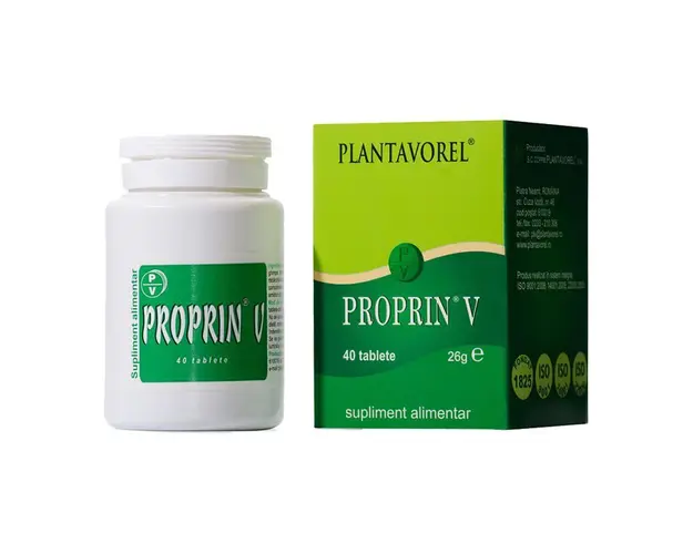 Proprin V, 40 tablete, Plantavorel