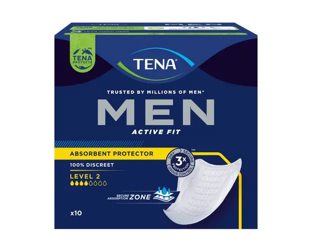 Protectie absorbanta barbati, TENA Men Level 2, Medium, 10 bucati