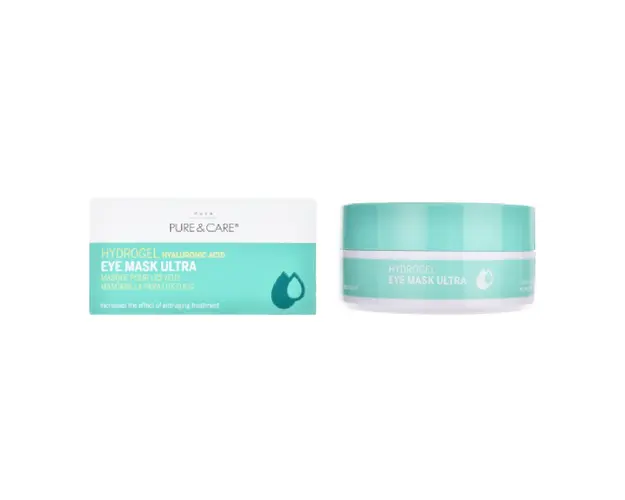 Plasturi hidrogel cu acid hialuronic pentru ochi, 30 perechi, 60 bucati, Puca 