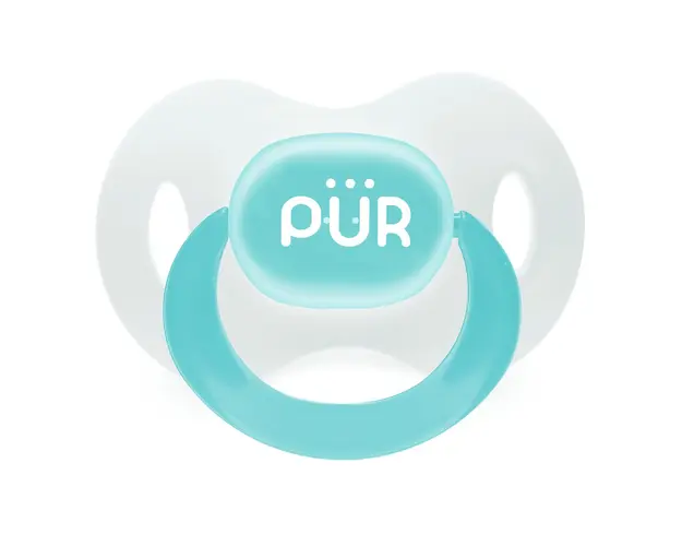 Suzeta ortodontica din silicon, +3 luni, verde, PUR 