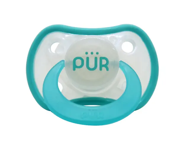 Suzeta ortodontica din silicon, +6 luni, verde, PUR 