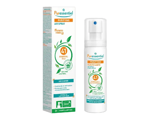 Spray de purificare a aerului cu 41 uleiuri esentiale Purifying, 75ml, Puressentiel 