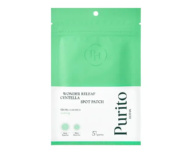 Plasturi pentru acnee Wonder Releaf Centella Spot Patch, 51 bucati, PURITO