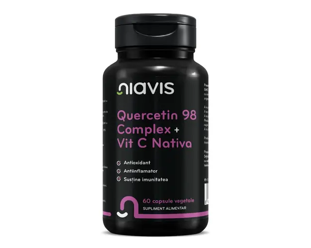 Quercetin 98 Complex + Vitamina C, 60 capsule, Niavis