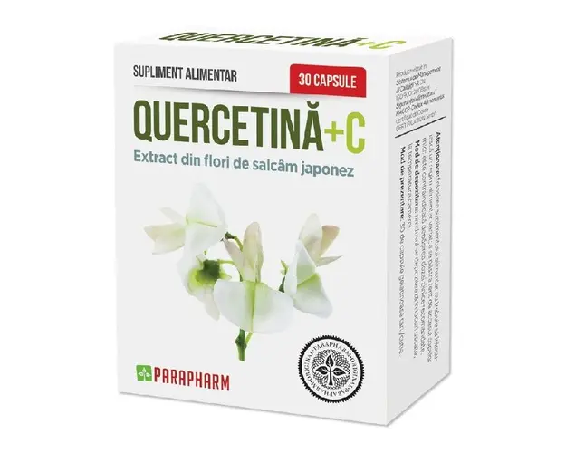 Quercetina+C, 30 capsule, Parapharm