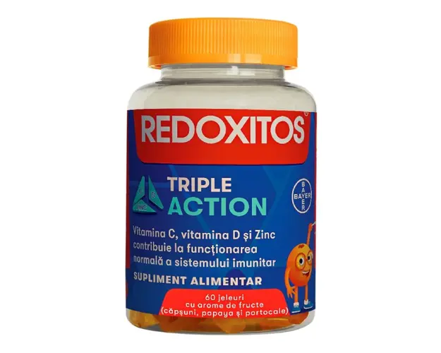 Redoxitos Triple Action, 60 jeleuri, Bayer