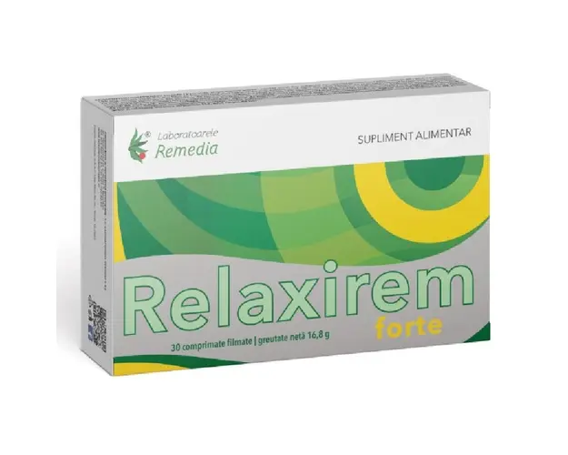 Relaxirem Forte 30 comprimate, Remedia