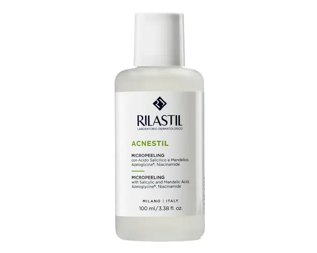 Lotiune exfolianta delicata pentru fata si corp Acnestil,100ml, Rilastil