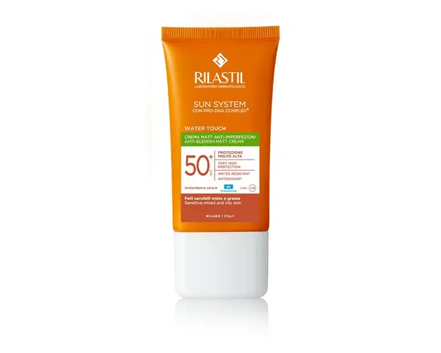 Crema Water Touch Mat SPF 50+ SUN SYSTEM, 50 ml, RILASTIL