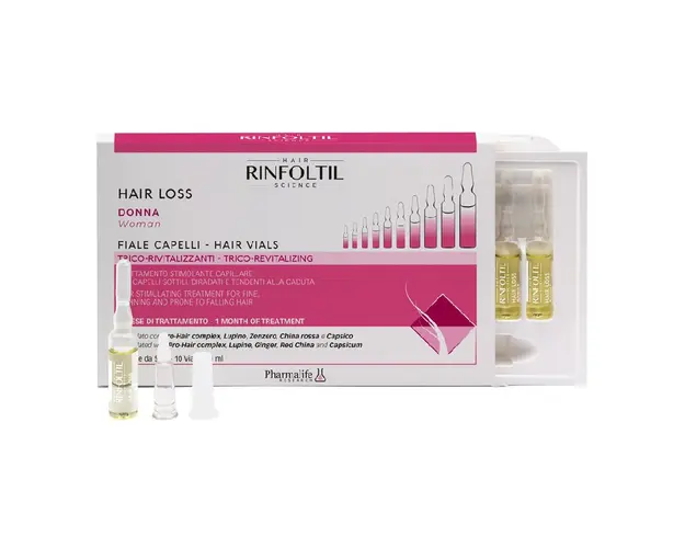 Fiole impotriva caderii parului pentru femei, 10*5 ml, Rinfoltil 
