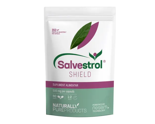 Salvestrol Shield, 500 mg, 60 capsule, Naturally Pure
