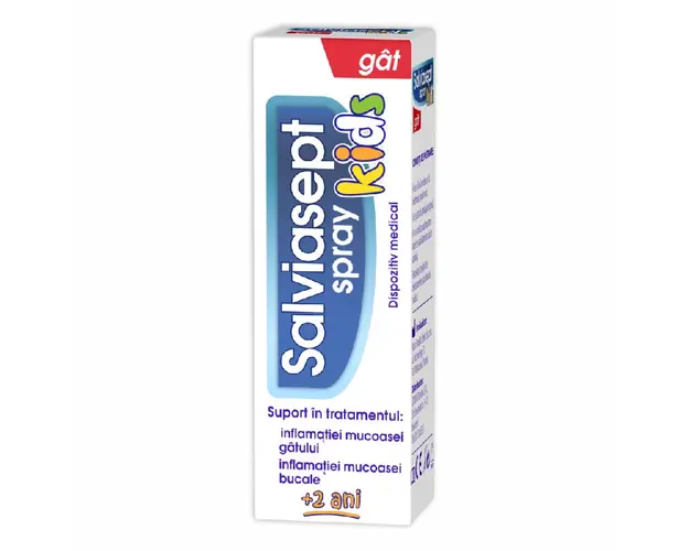 Salviasept Kids spray pentru gat, 20 ml, Zdrovit