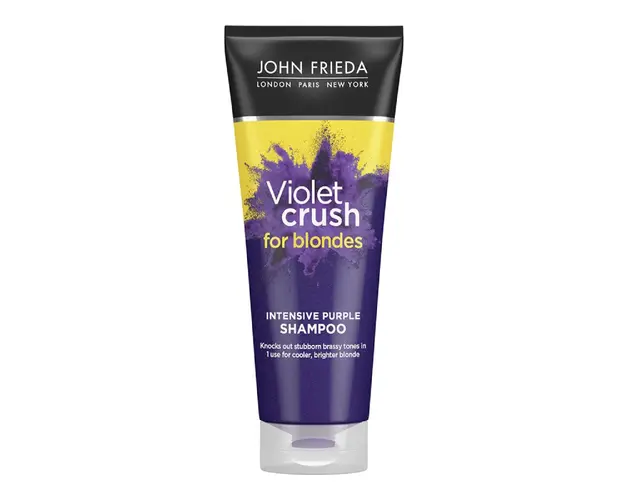 Sampon cu pigmenti violet pentru par blond Violet Crush Intensive, 250 ml, John Frieda