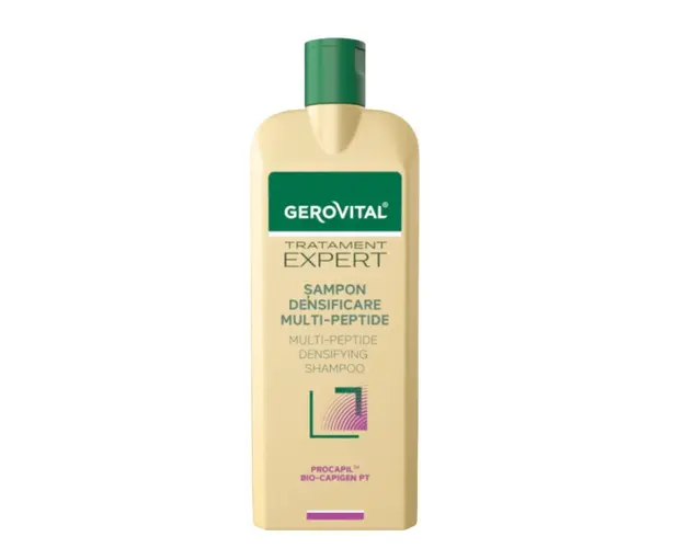 Sampon densificare multi-peptide pentru par Tratament Expert, 400 ml, Gerovital