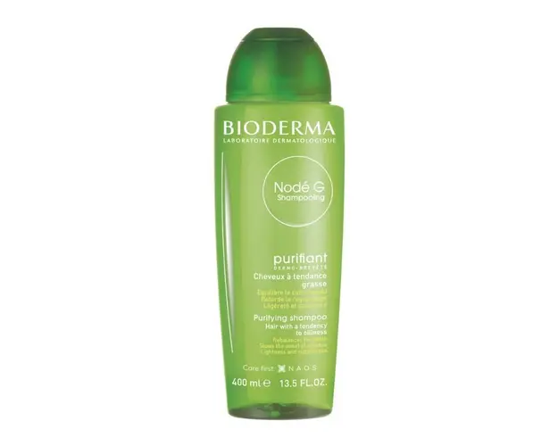 Sampon purifiant pentru par gras Node G, 400 ml, Bioderma