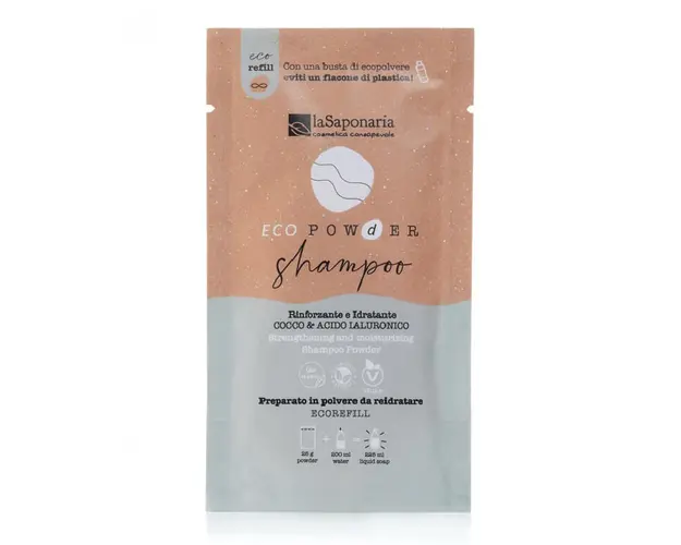 Sampon pudra pentru hidratare si fortifiere, 25g, La Saponaria