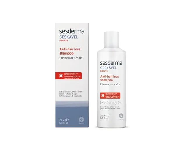 Sampon impotriva caderii parului Seskavel growth, 200ml, Sesderma