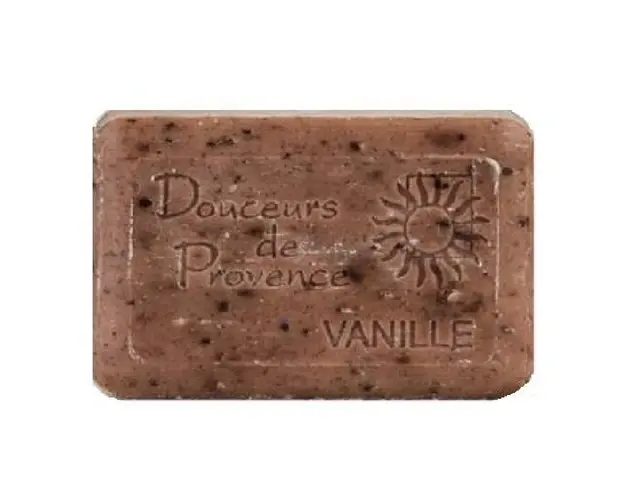 Sapun exfoliant cu vanilie si ulei de migdale, 200g, Apidava