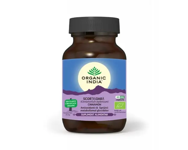 ORGANIC INDIA Scortisoara Ceylon, 60 capsule vegetale