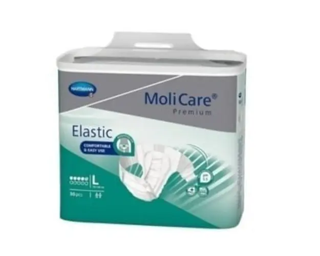 Scutece MoliCare Premium elastic 5 picaturi L x 30 buc
