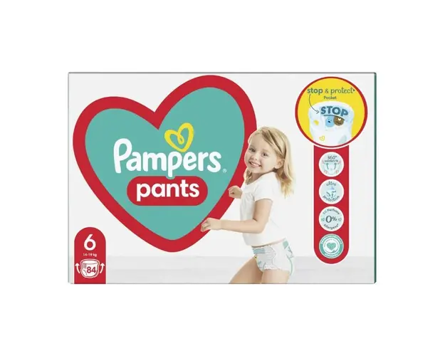 Pampers Pants Scutece-chilotel Marimea6 Extra Large, 84 bucati