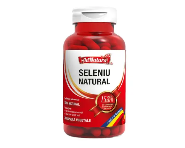 Seleniu Natural, 30 capsule, AdNatura