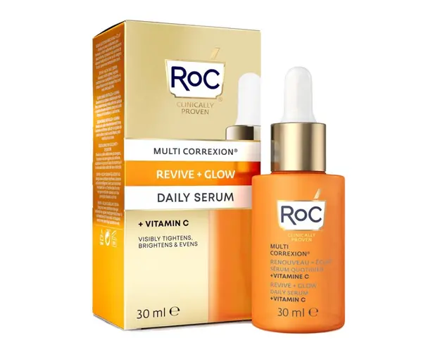 Ser cu vitamina C, Multi Correxion Revive + Glow, 30ml, RoC Skincare
