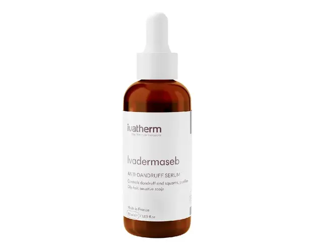 Ser intensiv antimatreata pentru scalp iritat cu scuame Ivadermaseb, 50 ml, Ivatherm