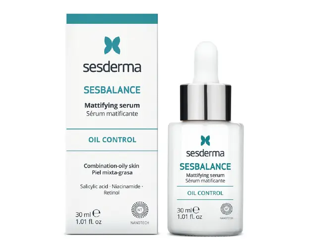 Ser matifiant pentru ten mixt si gras Sesbalance, 30 ml, Sesderma