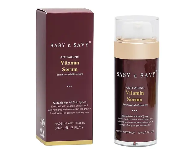 Ser revitalizant cu vitamine, 50ml, Sasy n Savy
