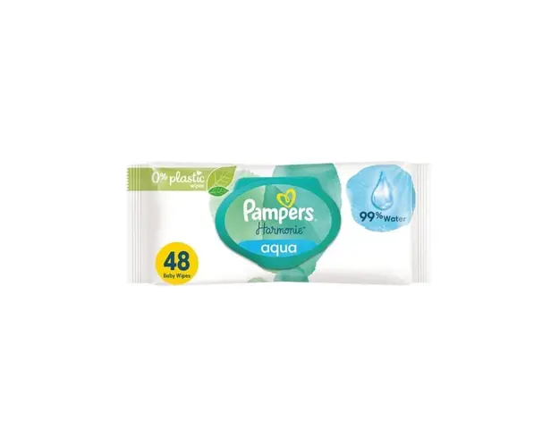 Servetele umede Harmonie Aqua, 1 pachet, Pampers