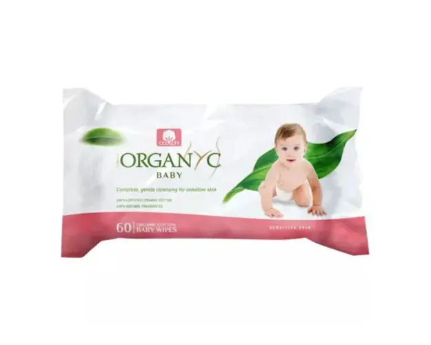 Servetele umede pentru copii Baby, 60 bucati, Organyc 