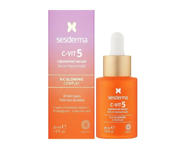Ser lipozomal cu 5 tipuri de vitamina C C-VIT, 30 ml, Sesderma