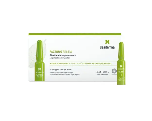 Fiole biostimulare Factor G Renew, 7 fiole x 1.5 ml, Sesderma