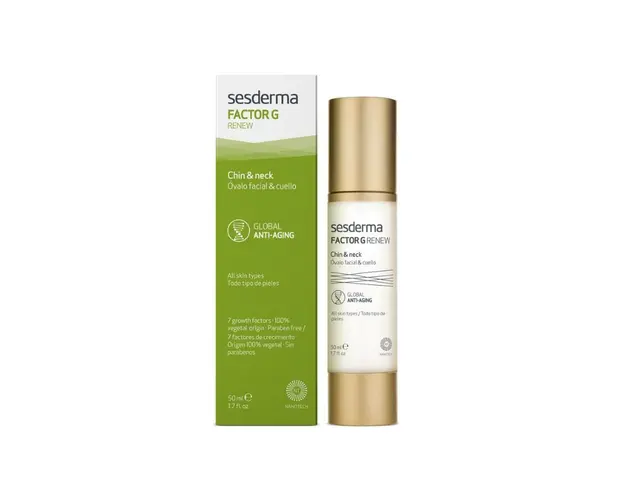 Crema contur pentru fata si gat Factor G Renew, 50ml, Sesderma