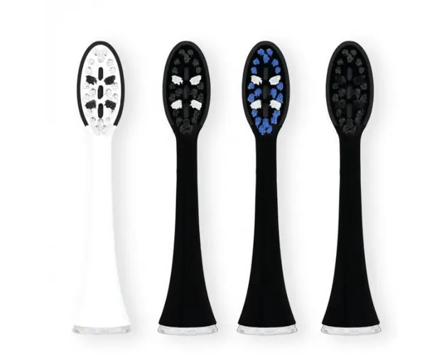 Set 4 rezerve periuta de dinti VITAMMY Onyx, Pearl+ Noire, Aurum, TH1905