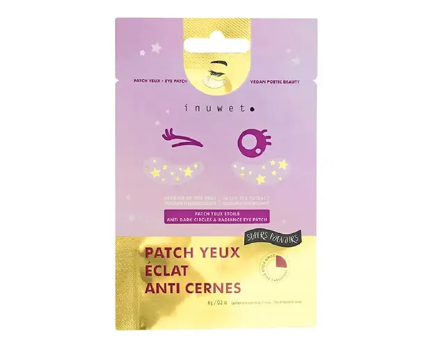 Set plasturi ochi impotriva cearcanelor, pentru luminozitate, 6g, Inuwet