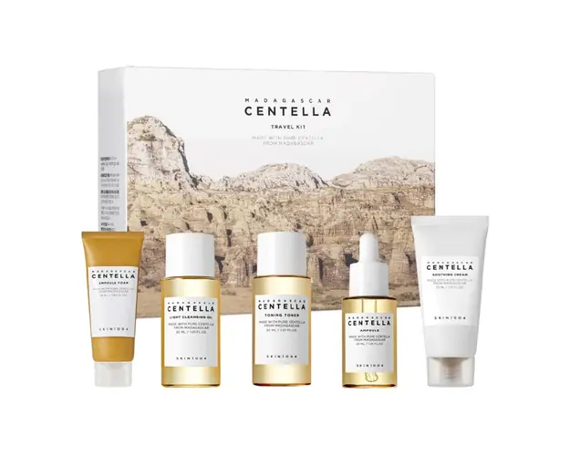 Set Travel Kit Madagascar Centella, 5 produse, Skin1004