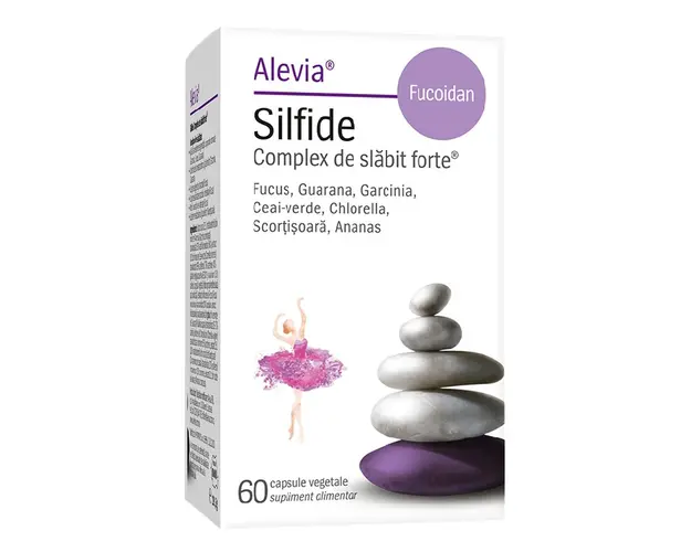 Silfide Complex de slabit forte + Fucoidan, 60 capsule, Alevia