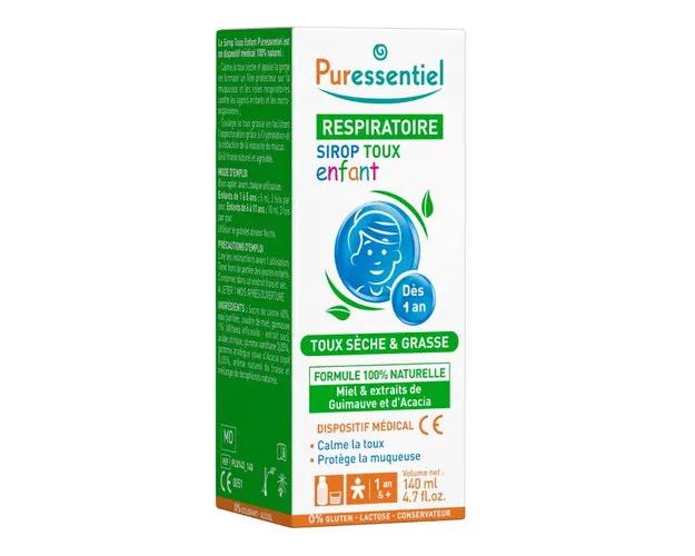 Sirop de tuse copii Respiratory, 140 ml, Puressentiel