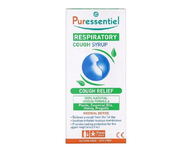 Sirop de tuse Respiratory, 125 ml, Puressentiel
