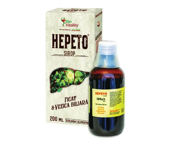 Sirop Hepeto, 200 ml, Bio Vitality