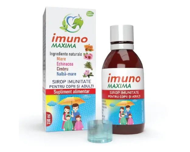 Sirop imunitate Imuno Maxima, 150 ml, Justin Pharma