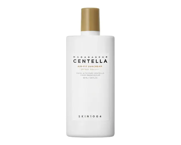 Crema de fata cu protectie solara SPF50+, PA++++ Air-Fit Sunscren Plus Madagascar Centella, 50 ml, Skin1004