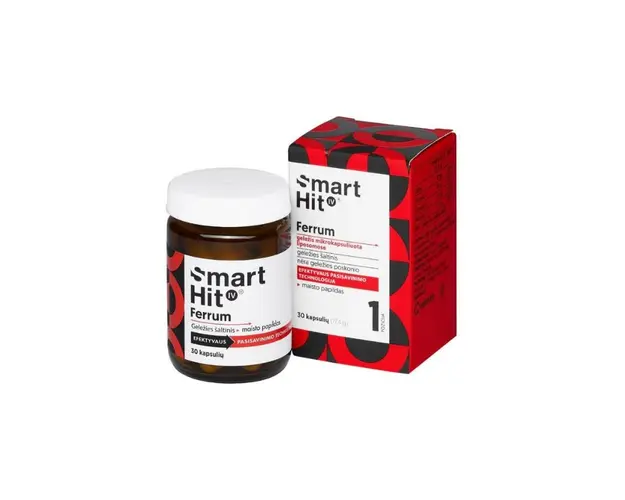 SmartHit IV Fier microincapsulat, 30 capsule, Valentis