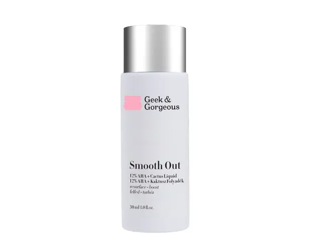Lotiune exfolianta Smooth Out, 30 ml, Geek & Gorgeous