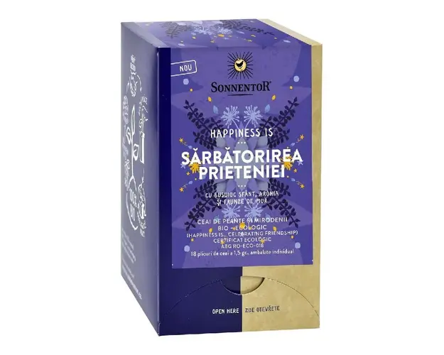 Ceai Bio Sarbatorirea Prieteniei, 18 plicuri, Sonnentor