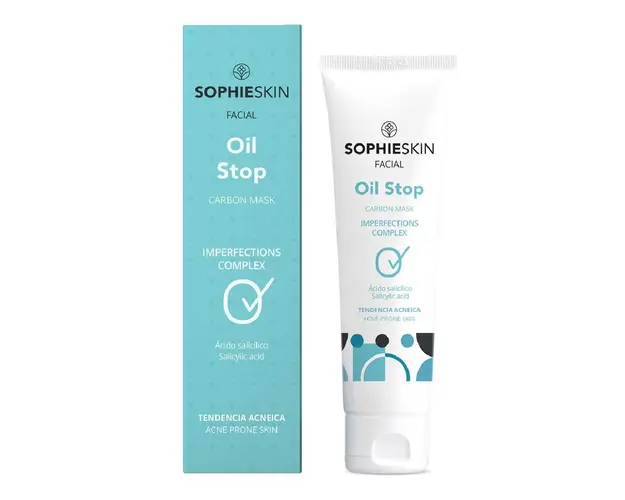 Masca pentru ten cu tendinta acneica Oil Stop, 75ml, Sophieskin