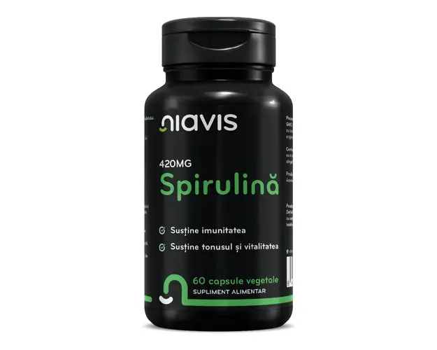 Spirulina, 60 capsule, Niavis
